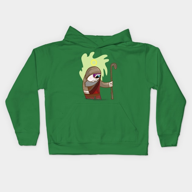 Norman, the Humble Wizard Kids Hoodie by spartacomargioni